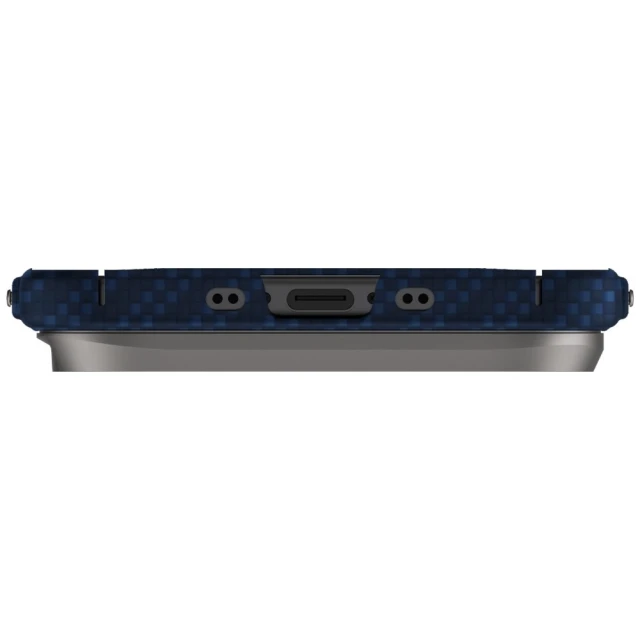 Чохол UNIQ Keva EDGE для iPhone 17 Air Blue with MagSafe (UNIQ-IP6.6(2025)-KEVAEDMTBLU)