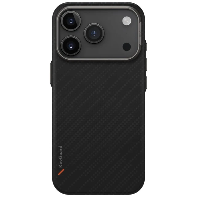 Чохол UNIQ Keva EDGE для iPhone 17 Pro Black with MagSafe (UNIQ-IP6.3P(2025)-KEVAEDMCBLK)