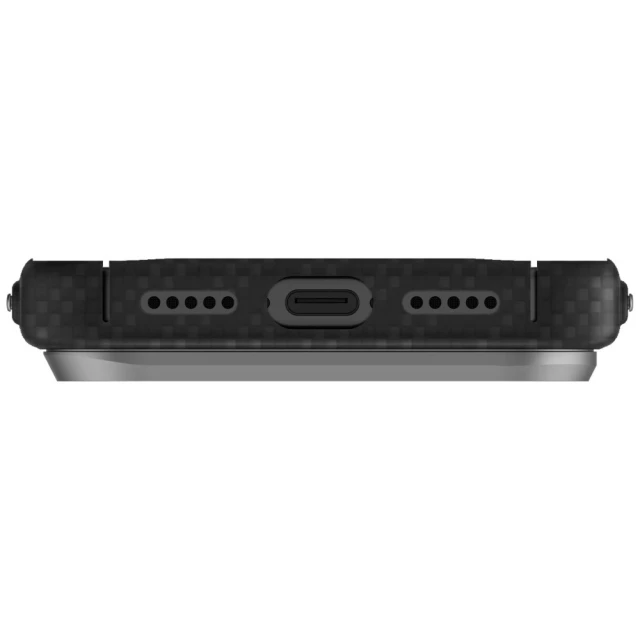 Чохол UNIQ Keva EDGE для iPhone 17 Pro Black with MagSafe (UNIQ-IP6.3P(2025)-KEVAEDMCBLK)