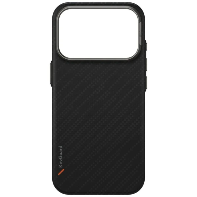 Чохол UNIQ Keva EDGE для iPhone 17 Pro Black with MagSafe (UNIQ-IP6.3P(2025)-KEVAEDMCBLK)
