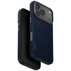 Чохол UNIQ Keva EDGE для iPhone 17 Pro Blue with MagSafe (UNIQ-IP6.3P(2025)-KEVAEDMTBLU)