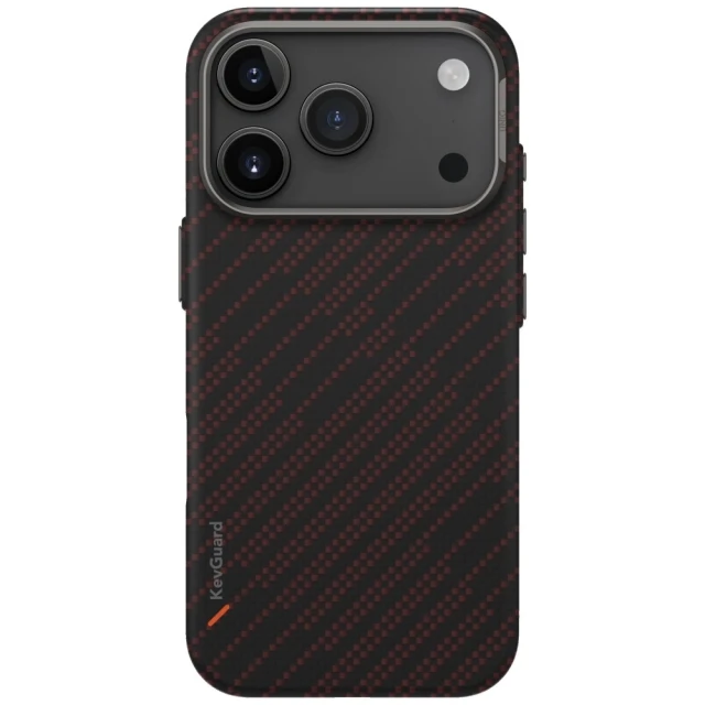 Чохол UNIQ Keva EDGE для iPhone 17 Pro Orange with MagSafe (UNIQ-IP6.3P(2025)-KEVAEDMRORG)