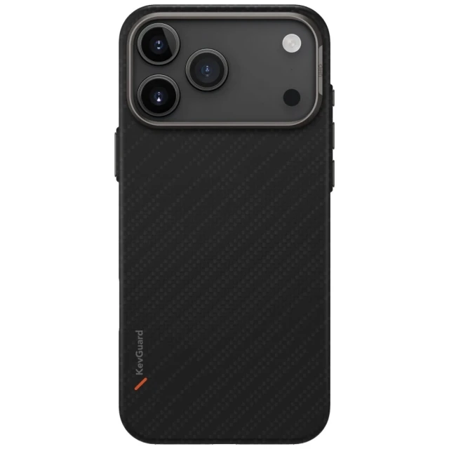 Чохол UNIQ Keva EDGE для iPhone 17 Pro Max Black with MagSafe (UNIQ-IP6.9P(2025)-KEVAEDMCBLK)