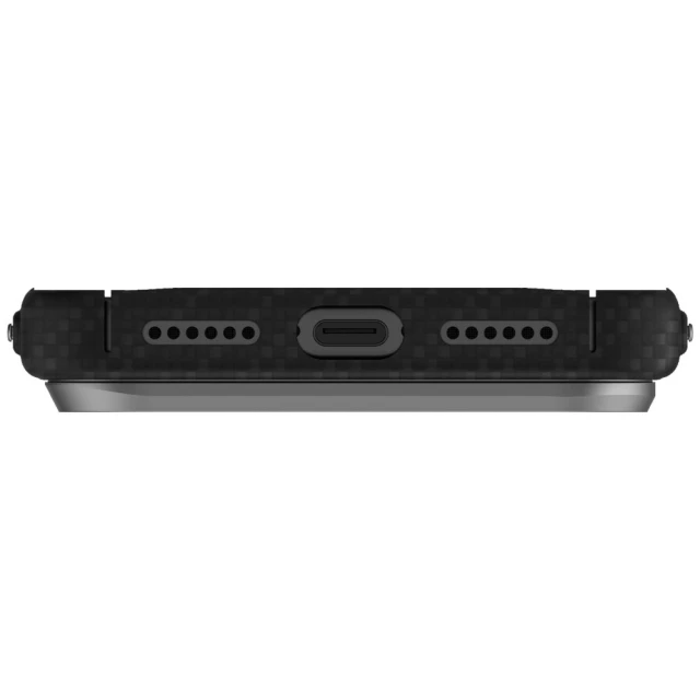 Чохол UNIQ Keva EDGE для iPhone 17 Pro Max Black with MagSafe (UNIQ-IP6.9P(2025)-KEVAEDMCBLK)