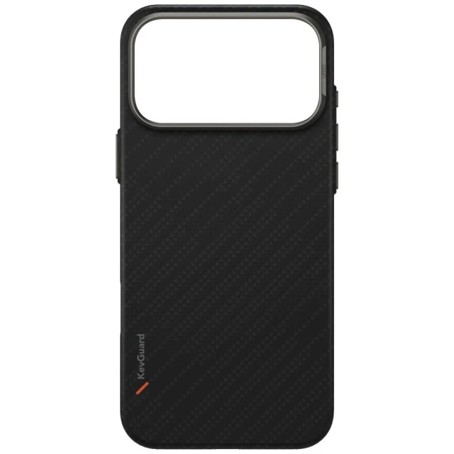 Чохол UNIQ Keva EDGE для iPhone 17 Pro Max Black with MagSafe (UNIQ-IP6.9P(2025)-KEVAEDMCBLK)