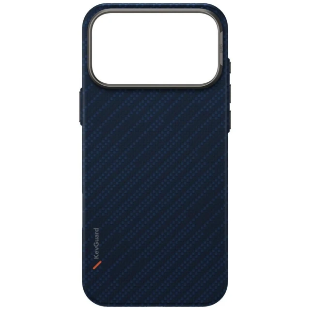 Чохол UNIQ Keva EDGE для iPhone 17 Pro Max Blue with MagSafe (UNIQ-IP6.9P(2025)-KEVAEDMTBLU)