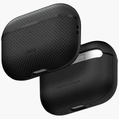 Чохол для навушників Uniq Keva Prime для AirPods Pro 3 Black (UNIQ-AIRPODSPRO3-KEVPCBLK)