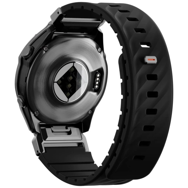 Ремінець Uniq Fluo для Garmin 22mm Black (UNIQ-22MM-FLUOMBLK)
