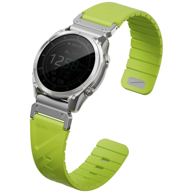 Ремінець Uniq Fluo для Garmin 22mm Lime (UNIQ-22MM-FLUODLIM)