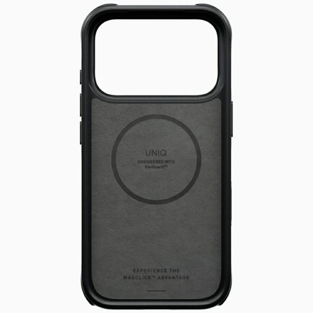 Чохол UNIQ Keva Mov для iPhone 18 Pro | 17 Pro Black (UNIQ-IP6.3P(2026)-KEMOVMCBLK)