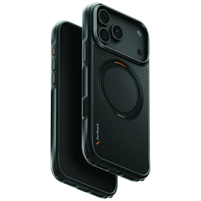 Чохол UNIQ Keva Mov для iPhone 18 Pro Max | 17 Pro Max Black (UNIQ-IP6.9P(2026)-KEMOVMCBLK)