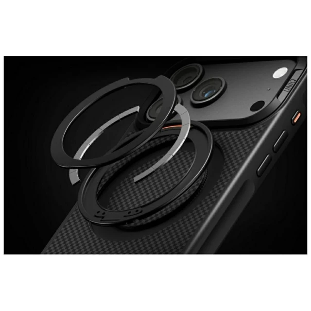 Чохол UNIQ Keva Mov для iPhone 18 Pro Max | 17 Pro Max Black (UNIQ-IP6.9P(2026)-KEMOVMCBLK)