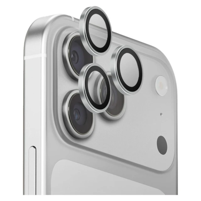 Захисне скло для камери Uniq Optix Aluguard (DX2) Camera Lens Protector для iPhone 18 Pro Max | 18 Pro Silver (UNIQ-IP6.3P-6.9P(2026)-ALENSSSIL)