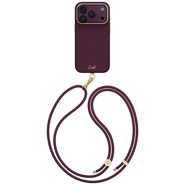 Чохол UNIQ Coehl Mirelle для iPhone 18 Pro | 17 Pro Brown (UNIQ-IP6.3P(2026)-MIRMRMER)