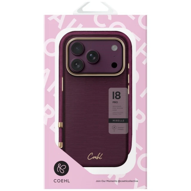 Чохол UNIQ Coehl Mirelle для iPhone 18 Pro | 17 Pro Brown (UNIQ-IP6.3P(2026)-MIRMRMER)