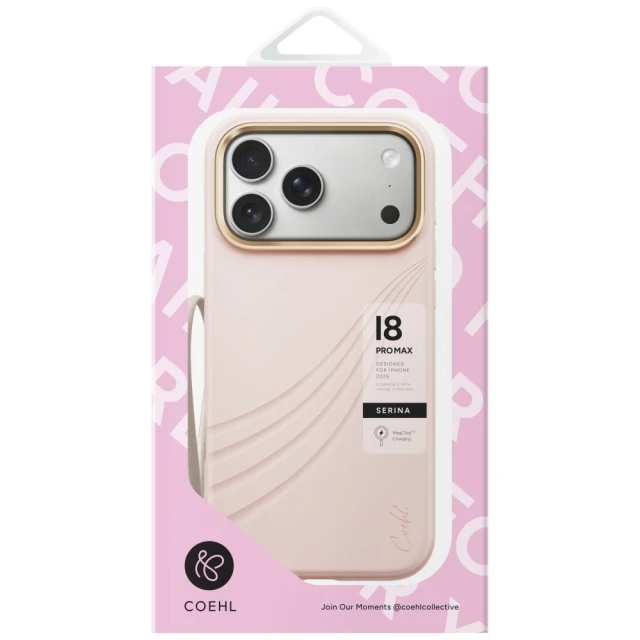 Чохол UNIQ Coehl Serina для iPhone 18 Pro Max | 17 Pro Max Pink (UNIQ-IP6.9P(2026)-SERMCPNK)