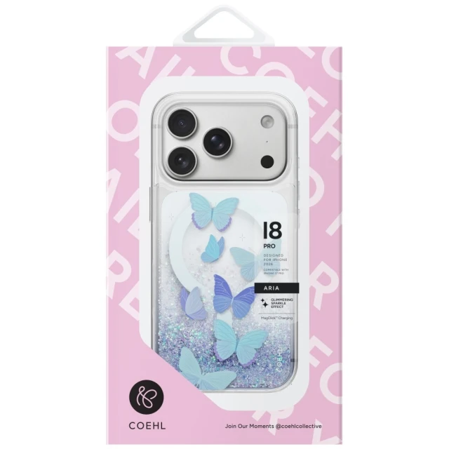 Чохол UNIQ Coehl Aria для iPhone 18 Pro | 17 Pro Blue (UNIQ-IP6.3P(2026)-ARIABLSR)