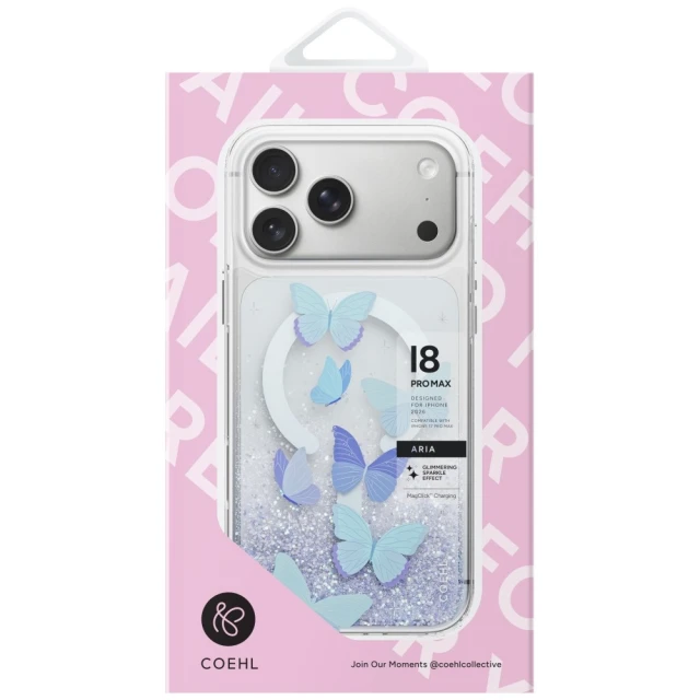 Чохол UNIQ Coehl Aria для iPhone 18 Pro Max | 17 Pro Max Blue (UNIQ-IP6.9P(2026)-ARIABLSR)