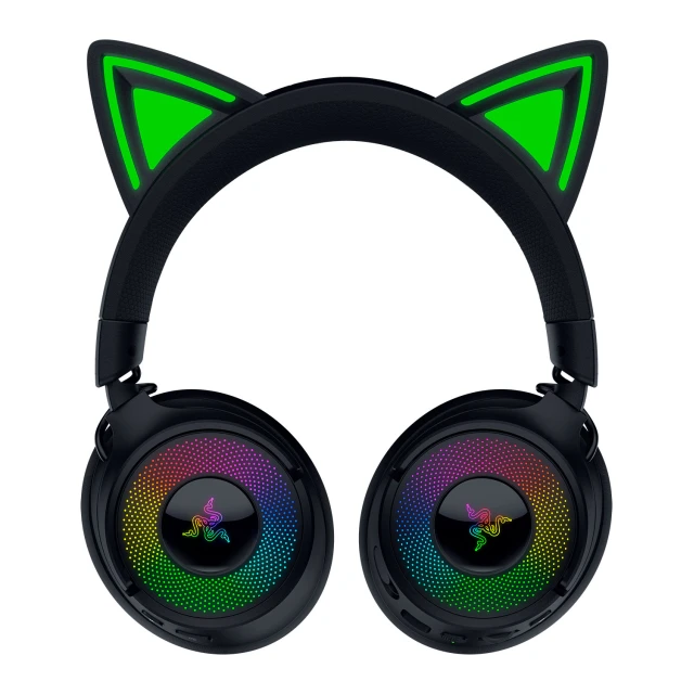 Навушники Razer Kraken Kitty V3 Pro бездротові Bluetooth з мікрофоном Black (8887910061053)