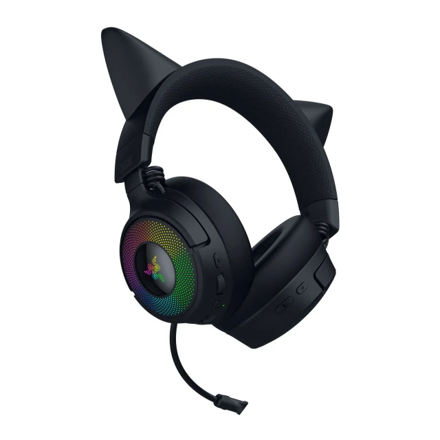 Навушники Razer Kraken Kitty V3 Pro бездротові Bluetooth з мікрофоном Black (8887910061053)