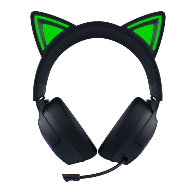 Навушники Razer Kraken Kitty V3 Pro бездротові Bluetooth з мікрофоном Black (8887910061053)