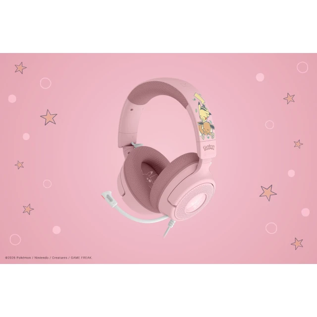Навушники Razer Kraken V4 X ігрові Pikachu and Eevee Edition (8887910062173)