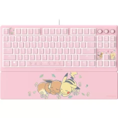 Клавіатура Razer Ornata V3 Tenkeyless ігрова Mecha-Membrane US розкладка Pokémon Pikachu & Eevee Edition (8887910074282)