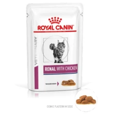 Вологий корм для котів Royal Canin Renal з куркою 12 шт x 85 г (9003579000458)