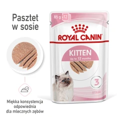 Вологий корм для кошенят Royal Canin Kitten паштет 12 шт x 85 г (9003579003831)