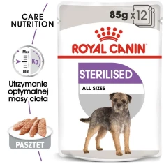 Вологий корм для собак Royal Canin Sterilised Mini паштет 12 шт x 85 г (9003579008737)