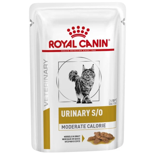 Ветеринарна дієта для котів Royal Canin Urinary Moderate Calorie 12 шт x 85 г (9003579010228)