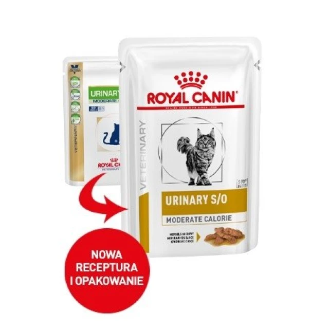 Ветеринарна дієта для котів Royal Canin Urinary Moderate Calorie 12 шт x 85 г (9003579010228)