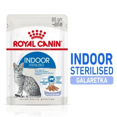 Вологий корм для котів Royal Canin Indoor в желе 12 шт x 85 г (9003579013861)