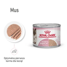 Вологий корм для кошенят Royal Canin Mother & Babycat Ultra Soft Mousse 195 г (9003579311660)