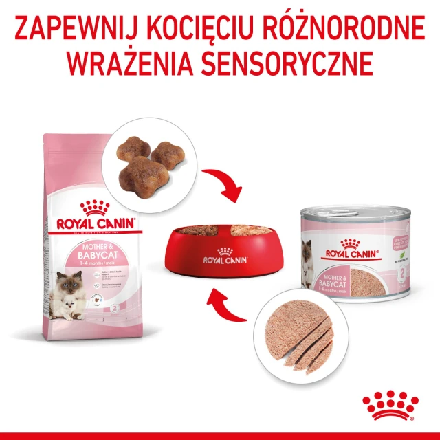 Вологий корм для кошенят Royal Canin Mother & Babycat Ultra Soft Mousse 195 г (9003579311660)