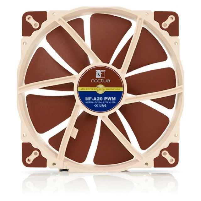 Вентилятор Noctua 200x200x30 мм NF-A20 PWM (9010018100013)