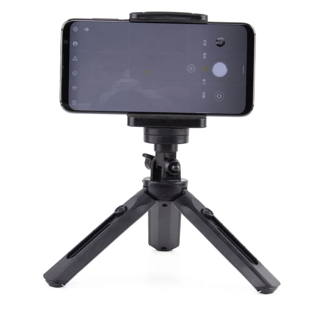 Універсальний штатив HRT with Phone Holder Mount Selfie Stick Camera 16-21 cm Black (9111201898547)