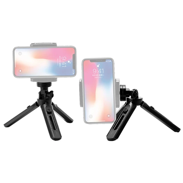 Універсальний штатив HRT with Phone Holder Mount Selfie Stick Camera 16-21 cm Black (9111201898547)