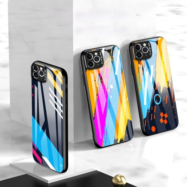 Чохол HRT Color Glass для iPhone 11 Pro Max Multicolor (9111201905535)