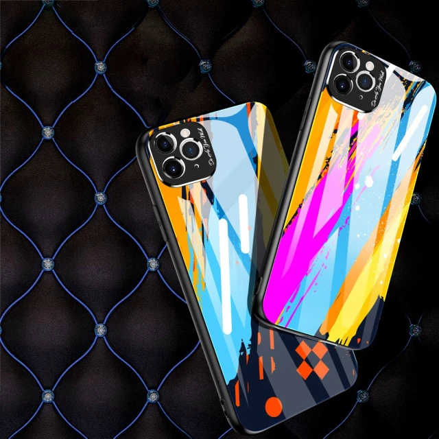 Чохол HRT Color Glass для iPhone 11 Pro Max Multicolor (9111201905535)
