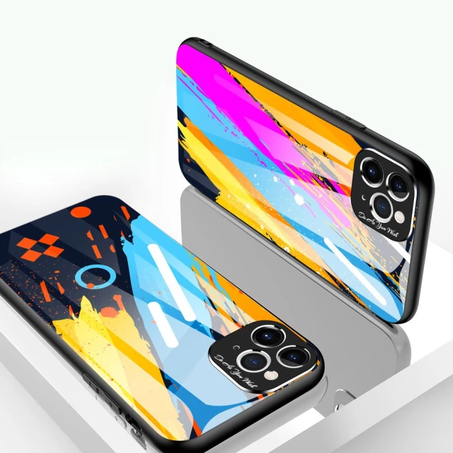 Чохол HRT Color Glass для iPhone 11 Pro Max Multicolor (9111201905535)
