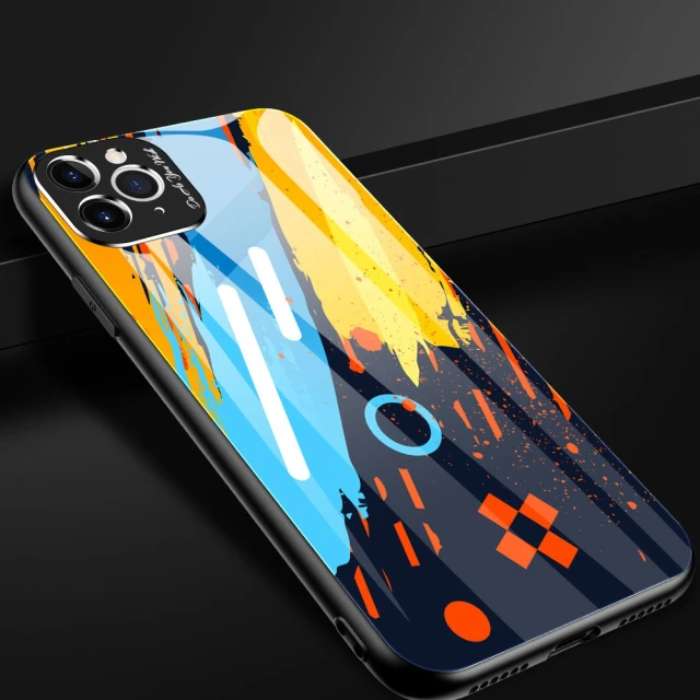 Чохол HRT Color Glass для iPhone 11 Pro Max Multicolor (9111201905542)