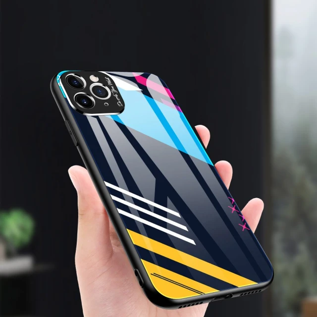 Чохол HRT Color Glass для iPhone 11 Pro Max Multicolor (9111201905542)