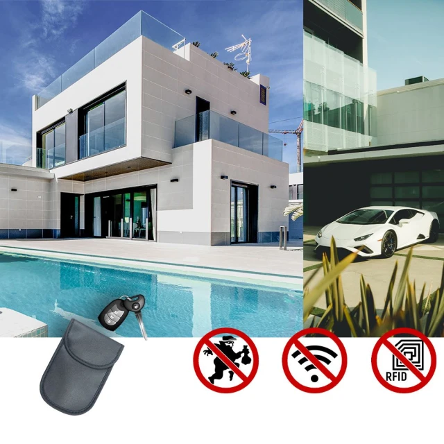 Чохол з блокуванням сигналу HRT Radio Blocking для Car Keys Black (9111201906846)