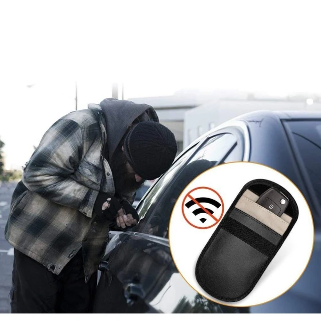 Чохол з блокуванням сигналу HRT Radio Blocking для Car Keys Black (9111201906846)