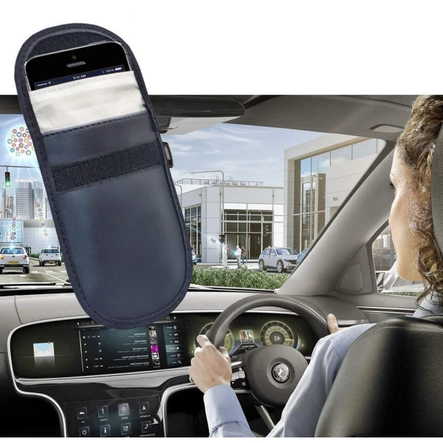 Чохол з блокуванням сигналу HRT Radio Blocking для Car Keys Black (9111201906846)