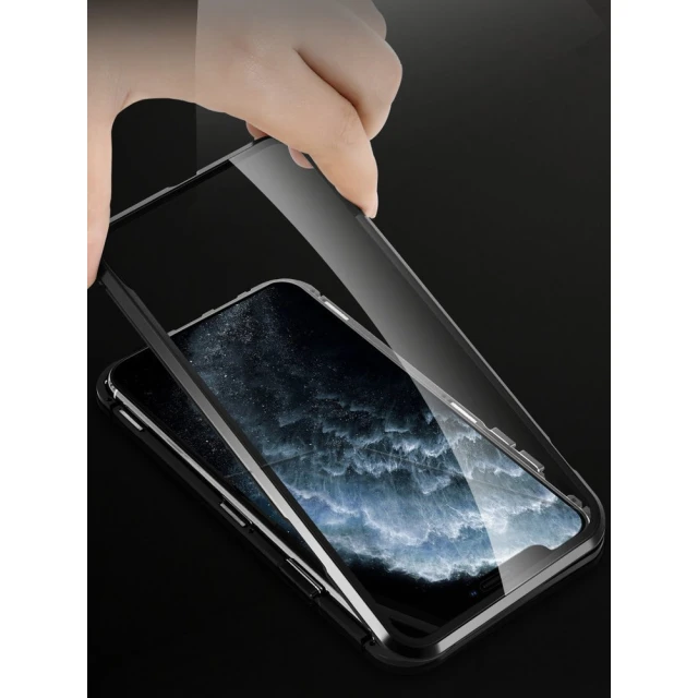 Чохол Wozinsky Magnetic Cam Slider для Huawei P40 Black (9111201907775)