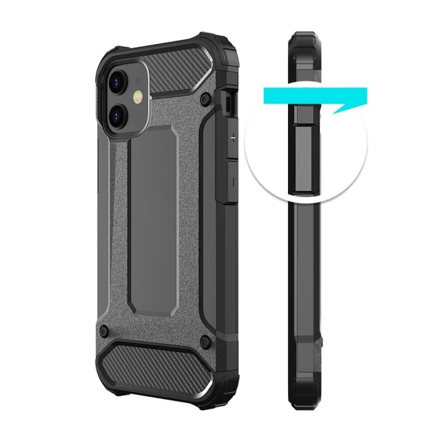 Чохол HRT Hybrid Armor для iPhone 12 Pro Max Black (9111201910812)
