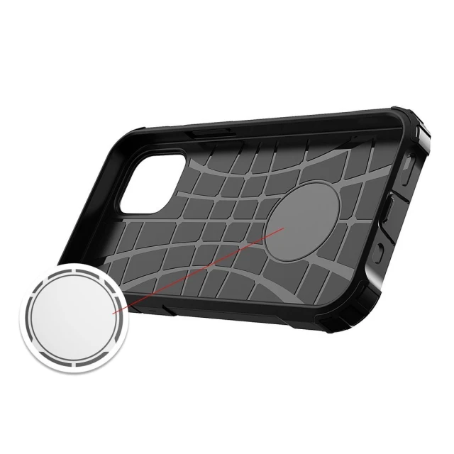 Чохол HRT Hybrid Armor для iPhone 12 Pro Max Black (9111201910812)