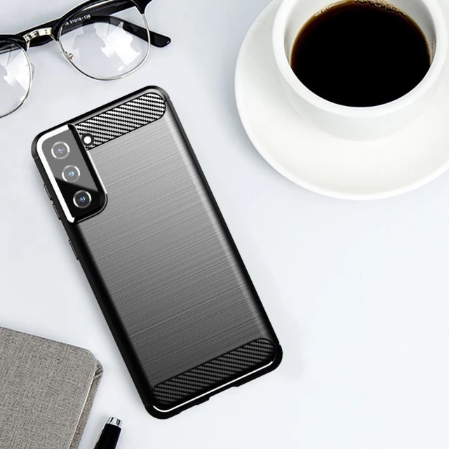 Чохол HRT Carbon для Samsung Galaxy S21 Plus 5G Black (9111201924796)